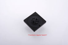 Cargar imagen en el visor de la galería, 12-inch or 16-inch Wall Mount Matte Black Rain Shower Head with Thermostatic Faucet and Tub Spout - Immerse in a Blissful Shower Experience