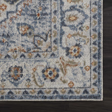 Load image into Gallery viewer, Hiti Cream&Blue Washable Rug - Clearance