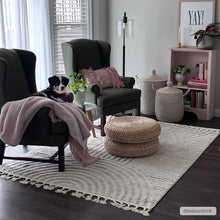 Load image into Gallery viewer, Dauin 3D Rainbow Area Rug with Tassels