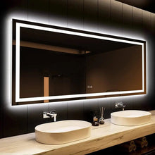 Load image into Gallery viewer, Deluxe Center Glow LED Bathroom Mirror