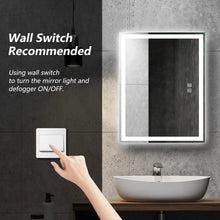 Load image into Gallery viewer, Deluxe Center Glow LED Bathroom Mirror