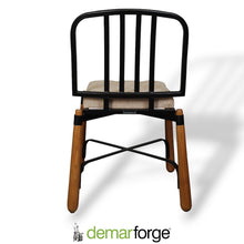 Load image into Gallery viewer, DemarForge Chair 5318 - Handcrafted European Chestnut / Wrought Iron Chair – Customizable Dining Chair (Set of 2)