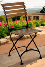 Load image into Gallery viewer, DemarForge Folding Chair 5504 - Stackable - European Chestnut Wood Clear Coated Slats (Set of 2)