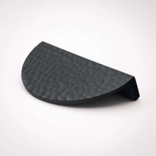 Cargar imagen en el visor de la galería, Hammered Demi Lune, Solid Brass Half Moon Cabinet Pulls
