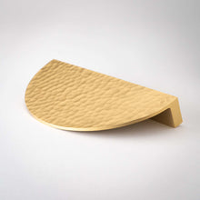 Cargar imagen en el visor de la galería, Hammered Demi Lune, Solid Brass Half Moon Cabinet Pulls