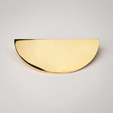 Cargar imagen en el visor de la galería, Demi Lune, Solid Brass Half Moon Cabinet Pulls