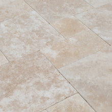 Load image into Gallery viewer, Denizli Beige Antique Pattern Travertine Tile - Full Truckload
