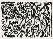 Carregar imagem no visualizador da galeria, Die Irren III Artwork Print Wall Mural. Famous artwork (1912–1923) by Ernst Ludwig Kirchner. #6349