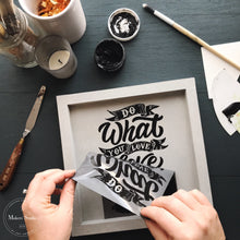 Load image into Gallery viewer, Do What You Love - Mesh Stencil 2 pack - 5.5 x 8.5