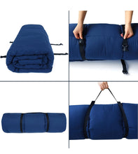 Cargar imagen en el visor de la galería, Cot Mattress Topper (Improved Thickness), Quilted Cot Pads for Camping, Soft Comfortable Sleeping Cot Mattress Pad Only, Camping Mattress Pad 75"x30"