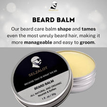 Load image into Gallery viewer, Beard Growth Kit Men’s Beard Care Kit Grooming Set 5 Pieces Beard Products with Wash, Oil Serum, Balm and a Gift Box for Men Self Care