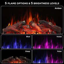 Carregar imagem no visualizador da galeria, Eternal Flame EF26-LG Smart Electric Fireplace Logs, WiFi Enabled