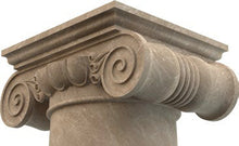 Load image into Gallery viewer, Emperador Light Marble Ionic Greek Hand-carved Column (W)20" (L)24" (H)101"