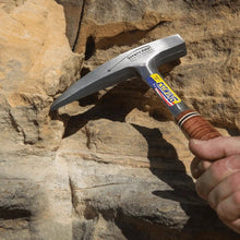 Carregar imagem no visualizador da galeria, Estwing E30 22oz Solid Steel Rock Geological Hammer Pick w/ Pointed Tip and Leather Grip