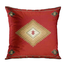 Carregar imagem no visualizador da galeria, Red Rustic Aztec Cushion Covers