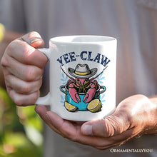 Load image into Gallery viewer, Crawfish Yee-Claw Western Cowboy Personalized Mug, Summer Boil Season Gift with Custom Name for Fisherman