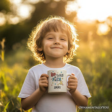 Carregar imagem no visualizador da galeria, Patriotic 4th of July Red White & Proud Personalized Mug, Cute Bear USA Stars Gift with Custom Name