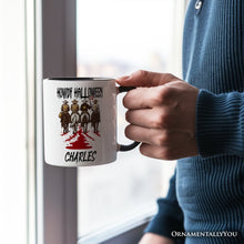 Carregar imagem no visualizador da galeria, Howdy Halloween Cowboy Men Personalized Mug, Sheriff Western Riders Spooky Gift with Custom Name