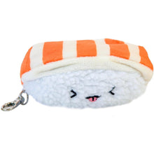 Load image into Gallery viewer, Sushi Plush Keychain 5 Soft Cute Design (Salmon)