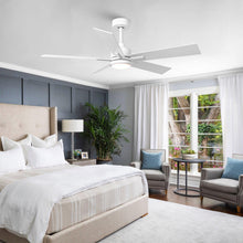 Carregar imagem no visualizador da galeria, 48" DC Motor 5 Blades Modern Downrod Mount Ceiling Fan