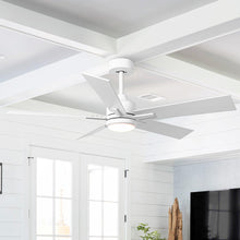 Carregar imagem no visualizador da galeria, 48" DC Motor 5 Blades Modern Downrod Mount Ceiling Fan