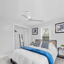 Carregar imagem no visualizador da galeria, 52" DC Motor 3 Blades Modern Downrod Mount Ceiling Fan