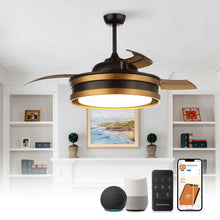 Carregar imagem no visualizador da galeria, 52" Cochin Smart Fan with LED Light