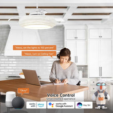 Carregar imagem no visualizador da galeria, 52" Jaipur Smart Fan with LED Light