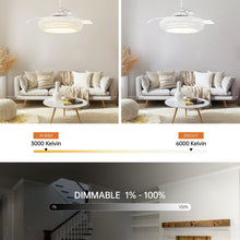 Carregar imagem no visualizador da galeria, 52" Jaipur Smart Fan with LED Light