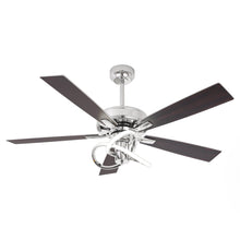 Carregar imagem no visualizador da galeria, 52 Inch Oregon DC Motor Modern Downrod Ceiling Fan with LED Light