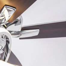 Carregar imagem no visualizador da galeria, 52 Inch Oregon DC Motor Modern Downrod Ceiling Fan with LED Light