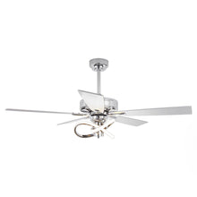 Carregar imagem no visualizador da galeria, 52 Inch Oregon DC Motor Modern Downrod Ceiling Fan with LED Light