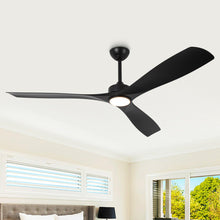 Carregar imagem no visualizador da galeria, 60 Inch Alexi DC Motor Modern Downrod Ceiling Fan with LED Light