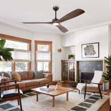 Carregar imagem no visualizador da galeria, 60 Inch Alexi DC Motor Modern Downrod Ceiling Fan with LED Light