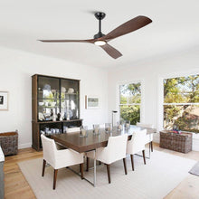 Carregar imagem no visualizador da galeria, 60 Inch Alexi DC Motor Modern Downrod Ceiling Fan with LED Light