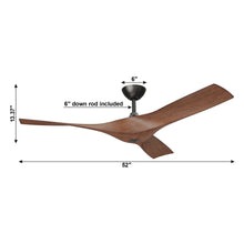 Carregar imagem no visualizador da galeria, 52 Inch Erin DC Motor Industrial Downrod Ceiling Fan with Remote Control