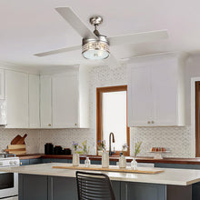 Carregar imagem no visualizador da galeria, 52" Cason Modern Downrod Mount Reversible Ceiling Fan with Lighting and Remote Control