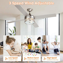 Carregar imagem no visualizador da galeria, 52" Cason Modern Downrod Mount Reversible Ceiling Fan with Lighting and Remote Control