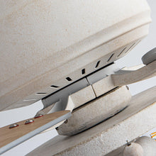 Carregar imagem no visualizador da galeria, 48" New Delhi Farmhouse Flush Mount Reversible Ceiling Fan with Lighting and Remote Control