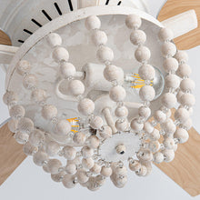 Carregar imagem no visualizador da galeria, 48" New Delhi Farmhouse Flush Mount Reversible Ceiling Fan with Lighting and Remote Control