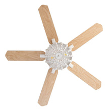 Carregar imagem no visualizador da galeria, 48" New Delhi Farmhouse Flush Mount Reversible Ceiling Fan with Lighting and Remote Control