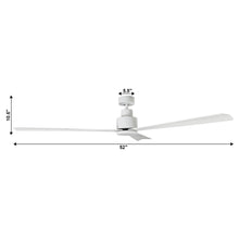Carregar imagem no visualizador da galeria, 52" Zelda Industrial Ceiling Fan with Remote Control