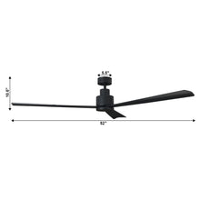 Carregar imagem no visualizador da galeria, 52" Zelda Industrial Ceiling Fan with Remote Control