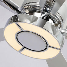 Carregar imagem no visualizador da galeria, 52" Vendome Industrial DC Motor Downrod Mount Reversible Ceiling Fan with Lighting and Remote Control