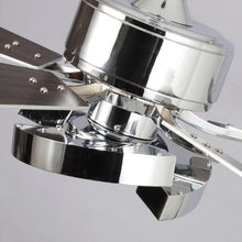 Carregar imagem no visualizador da galeria, 52" Vendome Industrial DC Motor Downrod Mount Reversible Ceiling Fan with Lighting and Remote Control