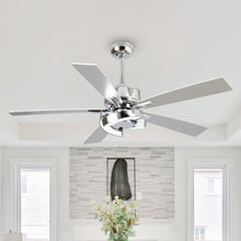 Carregar imagem no visualizador da galeria, 52" Vendome Industrial DC Motor Downrod Mount Reversible Ceiling Fan with Lighting and Remote Control