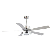 Carregar imagem no visualizador da galeria, 52" Vendome Industrial DC Motor Downrod Mount Reversible Ceiling Fan with Lighting and Remote Control