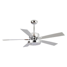 Carregar imagem no visualizador da galeria, 52" Vendome Industrial DC Motor Downrod Mount Reversible Ceiling Fan with Lighting and Remote Control