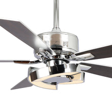 Carregar imagem no visualizador da galeria, 52" Vendome Industrial DC Motor Downrod Mount Reversible Ceiling Fan with Lighting and Remote Control