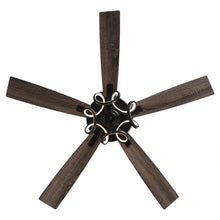 Carregar imagem no visualizador da galeria, 52" 6 Speed DC Black Ceiling Fan with Lighting